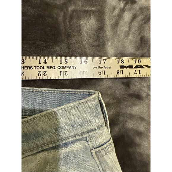 7 For All Mankind Jeans Women 31 Denim Josefina Button Fly Stretch Distressed - Picture 2 of 15